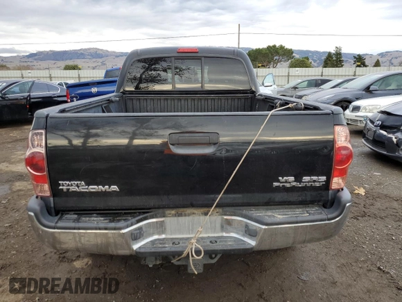 2005 Toyota Tacoma PreRunner with VIN 5TEKU72N35Z127461, listed as a Copart auction lot 84840264 with 591,533 mi miles and Non Repairable. Bid and sale history available at carsss.com. Image 6.