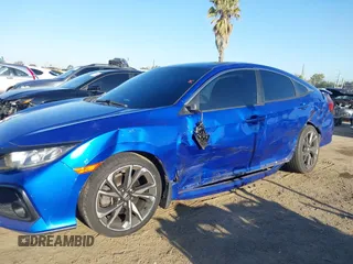 2018 Honda Civic Si with VIN 2HGFC1E56JH700325, listed as a IAAI auction lot 42007770 with 101,386 mi miles and . Bid and sale history available at DreamBid. Image 14.