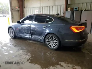 2014 Kia Cadenza Premium with VIN KNALN4D79E5124935, listed as a Copart auction lot 48229935 with 161,377 mi miles and Salvage Title. Bid and sale history available at carsss.com. Image 2.