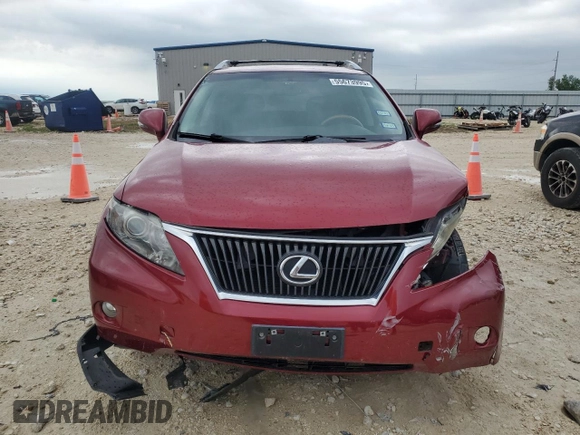 2011 Lexus RX 350 with VIN 2T2ZK1BA2BC061870, listed as a Copart auction lot 55673995 with 82,418 mi miles and Salvage title. Bid and sale history available at DreamBid. Image 5.
