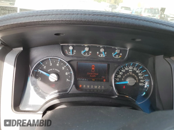 2014 Ford F-150 XL with VIN 1FTFX1EF1EKD35689, listed as a Copart auction lot 54390935 with 175,706 mi miles and Salvage Title. Bid and sale history available at carsss.com. Image 9.