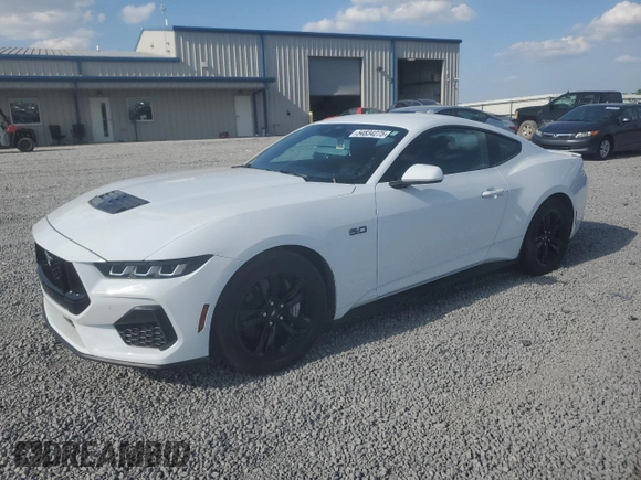 2024 Ford Mustang GT with VIN 1FA6P8CF0R5425521, listed as a Copart auction lot 54834275 with 14,595 mi miles and Salvage title. Bid and sale history available at DreamBid. Image 1.