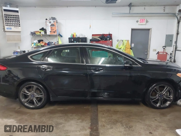 2017 Ford Fusion Sport with VIN 3FA6P0VP4HR154238, listed as a IAAI auction lot 41609483 with 94,508 mi miles. Bid and sale history available at carsss.com. Image 14.