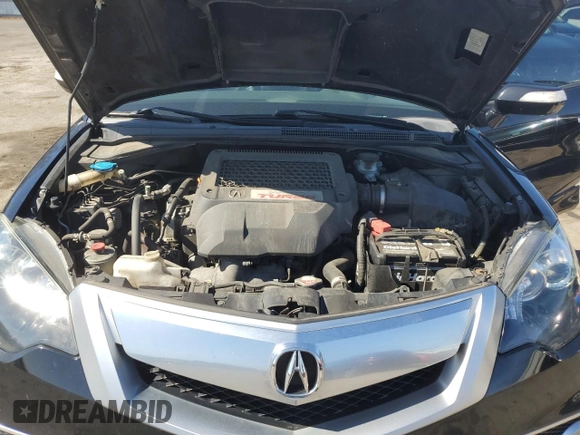 2011 Acura RDX with VIN 5J8TB1H2XBA008298, listed as a Copart auction lot 49531025 with 155,028 mi miles and Salvage title. Bid and sale history available at DreamBid. Image 11.