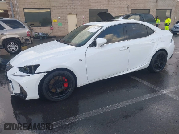 2019 Lexus IS with VIN JTHBA1D27K5089741, listed as a IAAI auction lot 41734834 with 58,944 mi miles. Bid and sale history available at carsss.com. Image 2.