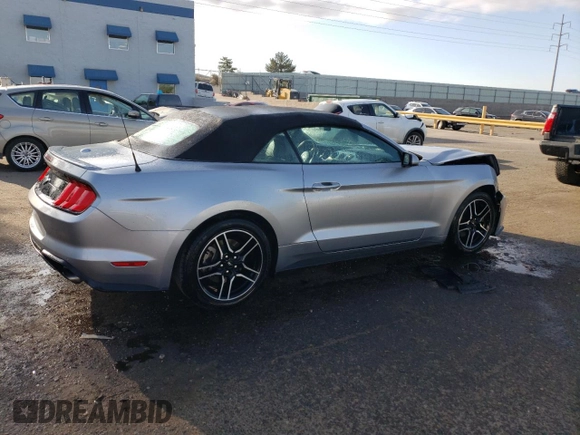 2023 Ford Mustang EcoBoost with VIN 1FATP8UH9P5110779, listed as a Copart auction lot 55920495 with 58,150 mi miles and Salvage title. Bid and sale history available at DreamBid. Image 3.