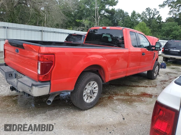 2022 Ford F-250 XL with VIN 1FT7X2A65NED39601, listed as a Copart auction lot 62040794 with 78,644 mi miles and Salvage title. Bid and sale history available at DreamBid. Image 3.