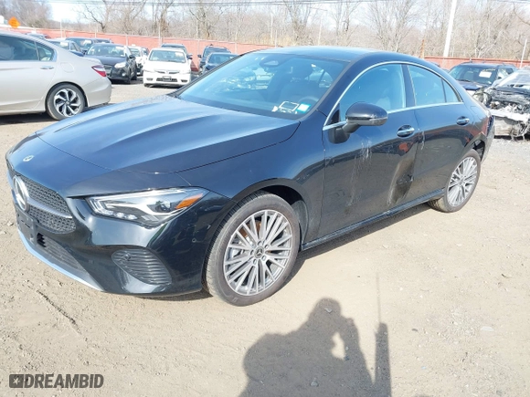 2025 Mercedes-Benz CLA with VIN W1K5J4HB6SN506007, listed as a IAAI auction lot 41801578 with 4,016 mi miles. Bid and sale history available at carsss.com. Image 19.