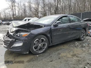 2022 Chevrolet Malibu LT with VIN 1G1ZD5ST0NF196728, listed as a Copart auction lot 42605585 with 13,925 mi miles and Salvage Title. Bid and sale history available at DreamBid. Image 1.