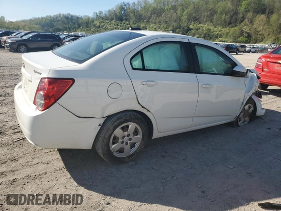 2015 Chevrolet Sonic LS with VIN 1G1JA5SH9F4160891, listed as a Copart auction lot 54387525 with 61,181 mi miles and Salvage title. Bid and sale history available at DreamBid. Image 3.