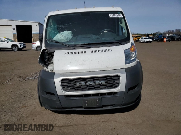 2019 Ram ProMaster Cargo with VIN 3C6TRVNGXKE513098, listed as a Copart auction lot 48754045 with 233,369 mi miles and Salvage Title. Bid and sale history available at DreamBid. Image 5.