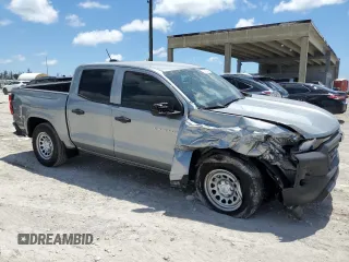 2024 Chevrolet Colorado 2WD Work Truck with VIN 1GCGSBEC4R1183241, listed as a Copart auction lot 57462484 with Not provided miles and Salvage title. Bid and sale history available at DreamBid. Image 4.