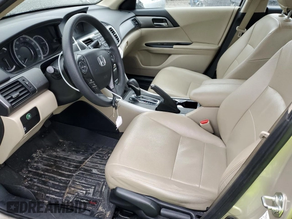 2015 Honda Accord LX with VIN 1HGCR2F37FA074147, listed as a Copart auction lot 43348375 with 186,344 mi miles and Salvage Title. Bid and sale history available at DreamBid. Image 7.