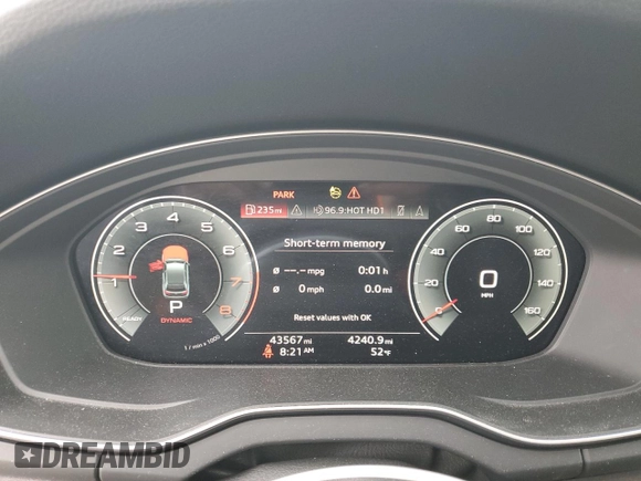 2021 Audi Q5 Premium Plus z VIN WA1BAAFY5M2067030, wystawiony jako Copart lot #57124845 z przebiegiem 43 567 mil mil oraz Szkoda całkowita • Salvage title. Historia ofert i sprzedaży dostępna na DreamBid. Obrazek 9.