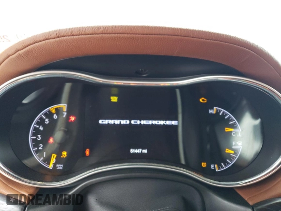 2019 Jeep Grand Cherokee Summit with VIN 1C4RJFJT8KC753454, listed as a Copart auction lot 50487954 with 51,447 mi miles and Salvage Title. Bid and sale history available at carsss.com. Image 9.