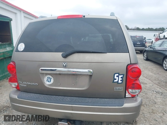 2005 Dodge Durango Limited with VIN 1D8HD58D15F518202, listed as a IAAI auction lot 41430100 with 223,338 mi miles and . Bid and sale history available at DreamBid. Image 17.