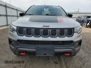 2023 Jeep Compass Trailhawk with VIN 3C4NJDDN8PT525773, listed as a Copart auction lot 54532235 with 20,586 mi miles and Salvage title. Bid and sale history available at DreamBid. Image 5.