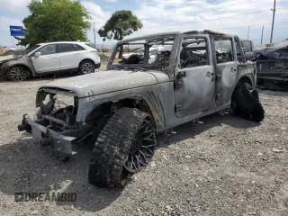 2017 Jeep Wrangler Unlimited Sahara with VIN 1C4BJWEG9HL516883, listed as a Copart auction lot 61254305 with Not provided miles and Non repairable. Bid and sale history available at DreamBid. Image 1.
