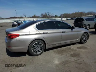2017 BMW 5 Series 530i with VIN WBAJA5C36HG456508, listed as a Copart auction lot 51534555 with Not Provided miles and Salvage Title. Bid and sale history available at DreamBid. Image 3.