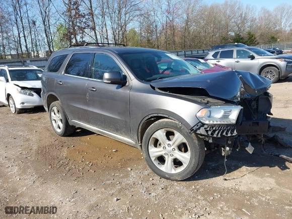 2014 Dodge Durango Limited with VIN 1C4RDJDG3EC307015, listed as a IAAI auction lot 41844798 with 206,252 mi miles. Bid and sale history available at carsss.com. Image 1.