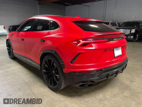 2019 Lamborghini Urus z VIN ZPBUA1ZL8KLA04356, wystawiony jako Copart lot #80452844 z przebiegiem 12 936 mil mil oraz Czysty tytuł • Clean title. Historia ofert i sprzedaży dostępna na DreamBid. Obrazek 3.