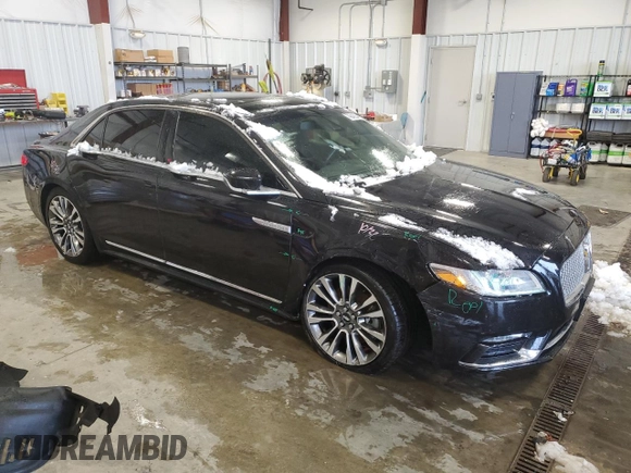 2017 Lincoln Continental Reserve with VIN 1LN6L9NP6H5612788, listed as a Copart auction lot 79948344 with 81,099 mi miles and Non Repairable. Bid and sale history available at carsss.com. Image 4.
