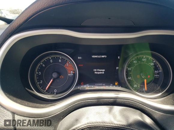 2016 Jeep Cherokee Trailhawk with VIN 1C4PJMBS3GW102000, listed as a Copart auction lot 60866505 with 120,985 mi miles and Salvage title. Bid and sale history available at DreamBid. Image 9.