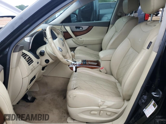 2012 Infiniti FX with VIN JN8AS1MW2CM152348, listed as a Copart auction lot 54661095 with 190,772 mi miles and Salvage title. Bid and sale history available at DreamBid. Image 7.