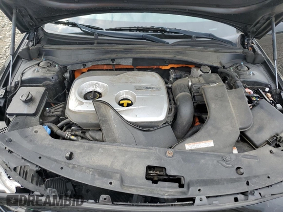2017 Kia Optima Hybrid EX with VIN KNAGU4LE4H5012990, listed as a Copart auction lot 64192674 with 0 mi miles and Salvage Title. Bid and sale history available at carsss.com. Image 11.