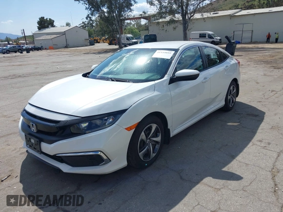 2020 Honda Civic Sedan LX with VIN 19XFC2F64LE201551, listed as a IAAI auction lot 41939055 with 67,461 mi miles. Bid and sale history available at carsss.com. Image 18.