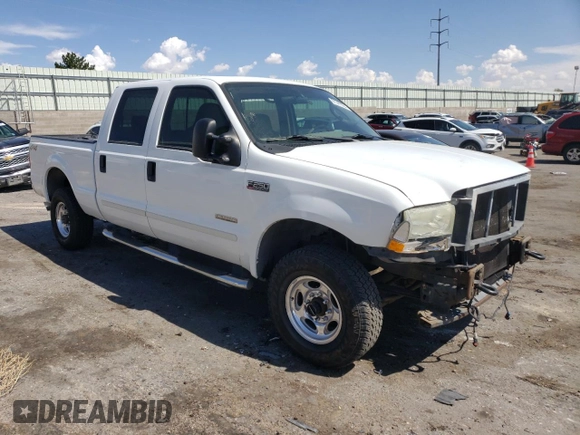 2003 Ford Super Duty F-250 XL with VIN 1FTNW21PX3EC12326, listed as a Copart auction lot 61341664 with 172,113 mi miles and Salvage Title. Bid and sale history available at carsss.com. Image 4.