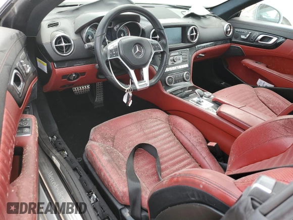 2013 Mercedes-Benz SL-Class SL 550 with VIN WDDJK7DA4DF001400, listed as a Copart auction lot 74993704 with 0 mi miles and Non Repairable. Bid and sale history available at carsss.com. Image 8.
