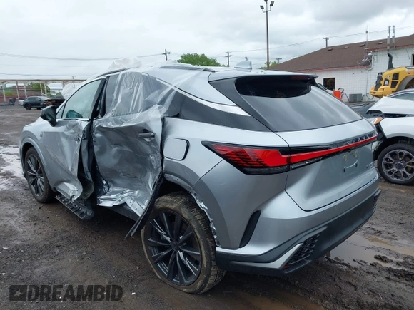 2025 Lexus RX 350 with VIN 2T2BAMCAXSC091011, listed as a IAAI auction lot 42342622 with 3,113 mi miles and . Bid and sale history available at DreamBid. Image 3.