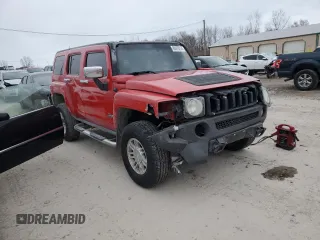 2006 Hummer H3 with VIN 5GTDN136368326659, listed as a Copart auction lot 80970214 with 197,305 mi miles and Salvage Title. Bid and sale history available at DreamBid. Image 4.