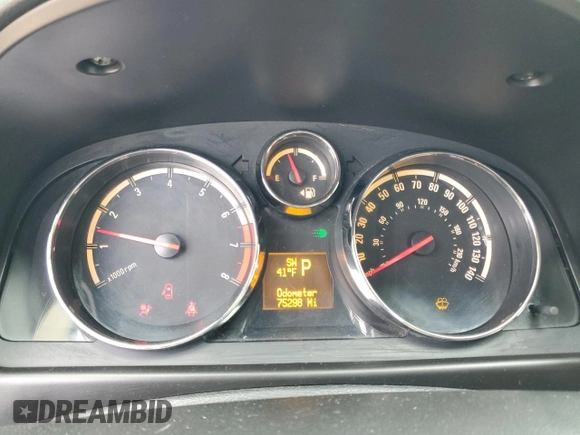 2009 Saturn VUE XR with VIN 3GSCL53719S595221, listed as a Copart auction lot 45348455 with 75,298 mi miles and Salvage Title. Bid and sale history available at carsss.com. Image 9.