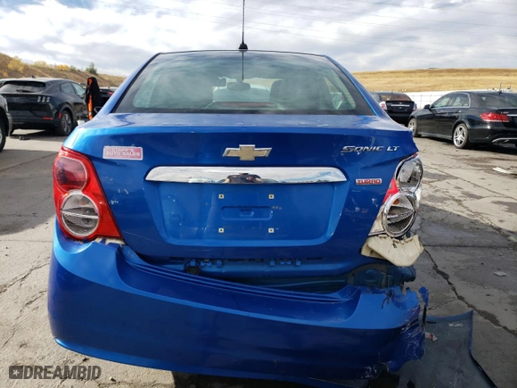 2016 Chevrolet Sonic LT with VIN 1G1JC5SB2G4180570, listed as a Copart auction lot 77870934 with 74,626 mi miles and Salvage Title. Bid and sale history available at carsss.com. Image 6.