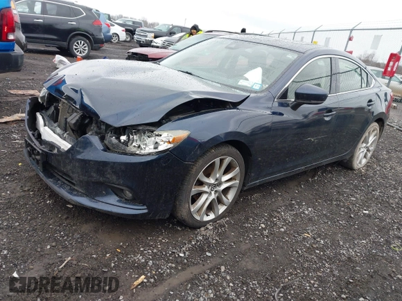 2017 Mazda Mazda6 Touring with VIN JM1GL1V59H1154440, listed as a IAAI auction lot 41078595 with 104,732 mi miles. Bid and sale history available at carsss.com. Image 18.