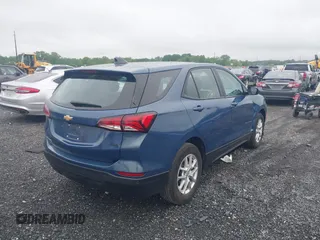 2024 Chevrolet Equinox LS with VIN 3GNAXHEG3RL131421, listed as a IAAI auction lot 42172592 with 48,651 mi miles and . Bid and sale history available at DreamBid. Image 4.