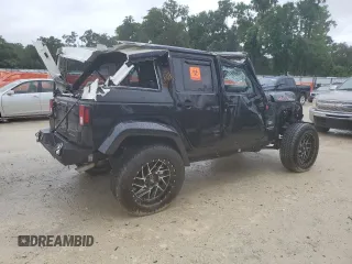 2014 Jeep Wrangler Unlimited Sahara z VIN 1C4HJWEG4EL305998, wystawiony jako Copart lot #56377275 z przebiegiem 60 597 mil mil oraz Szkoda całkowita • Salvage title. Historia ofert i sprzedaży dostępna na DreamBid. Obrazek 3.