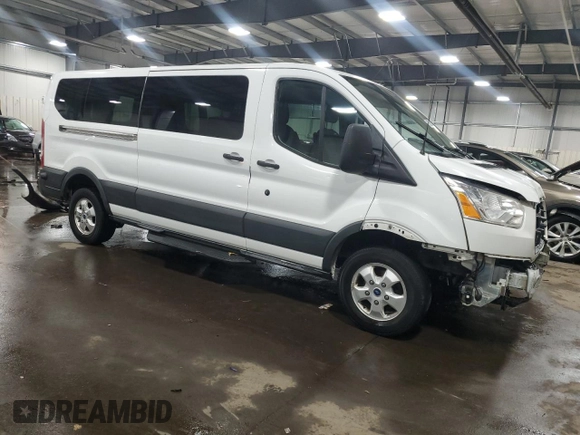 2017 Ford Transit XL with VIN 1FBZX2YM9HKA94759, listed as a Copart auction lot 87866205 with 132,278 mi miles and Salvage Title. Bid and sale history available at DreamBid. Image 4.