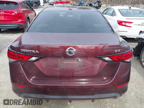 2022 Nissan Sentra SV with VIN 3N1AB8CV3NY310065, listed as a IAAI auction lot 41527662 with 91,207 mi miles and . Bid and sale history available at DreamBid. Image 16.