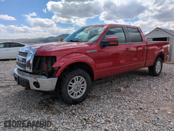 2009 Ford F-150 XL with VIN 1FTPW14V19FA61652, listed as a Copart auction lot 54440595 with 154,589 mi miles and Salvage Title. Bid and sale history available at DreamBid. Image 1.
