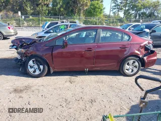 2015 Honda Civic LX with VIN 19XFB2F59FE026566, listed as a IAAI auction lot 41898679 with 42,112 mi miles. Bid and sale history available at carsss.com. Image 15.