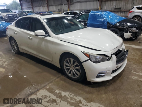 2015 Infiniti Q50 Premium z VIN JN1BV7AP1FM336551, wystawiony jako Copart lot #56077035 z przebiegiem 91 244 mil mil oraz Szkoda całkowita • Salvage title. Historia ofert i sprzedaży dostępna na DreamBid. Obrazek 4.