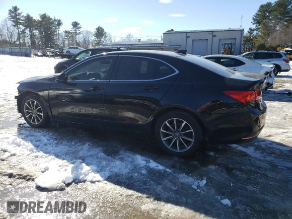 2020 Acura TLX with VIN 19UUB1F39LA016460, listed as a Copart auction lot 44309375 with 46,716 mi miles and Salvage Title. Bid and sale history available at carsss.com. Image 2.