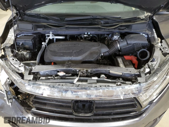 2024 Honda Odyssey EX-L with VIN 5FNRL6H69RB069598, listed as a Copart auction lot 53810215 with 5,789 mi miles and Salvage Title. Bid and sale history available at DreamBid. Image 12.