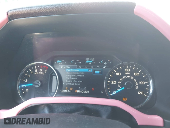2017 Ford F-150 XL with VIN 1FTEW1EF6HFB51909, listed as a IAAI auction lot 41746813 with 152,219 mi miles. Bid and sale history available at carsss.com. Image 7.