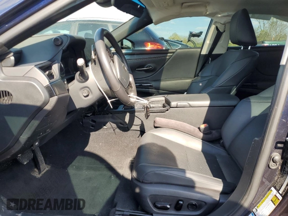 2022 Lexus ES 250 with VIN 58AD11D16NU008728, listed as a Copart auction lot 62880365 with 92,857 mi miles and Salvage title. Bid and sale history available at DreamBid. Image 7.