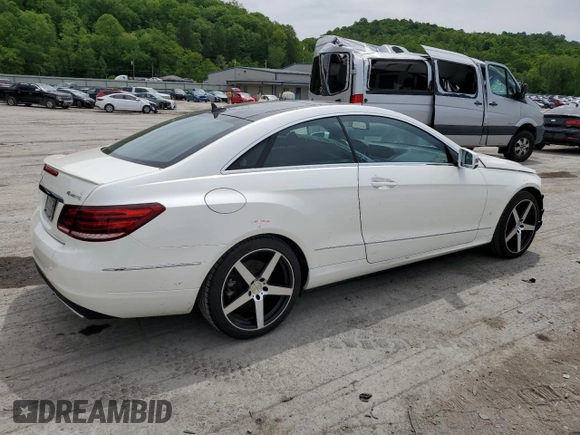 2015 Mercedes-Benz E 400 with VIN WDDKJ6HB9FF299949, listed as a Copart auction lot 56271825 with 54,446 mi miles and Salvage title. Bid and sale history available at DreamBid. Image 3.