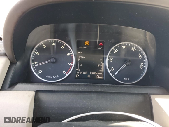 2016 Land Rover LR4 HSE Lux with VIN SALAK2V69GA792458, listed as a Copart auction lot 52592155 with 128,664 mi miles and Salvage Title. Bid and sale history available at DreamBid. Image 9.